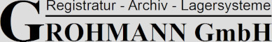 Grohmann GmbH Registratur – Archiv – Lagersysteme Logo